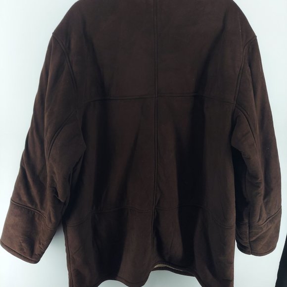 Utex Design Faux Suede Sherpa Winter Coat size 2XL - Picture 7 of 10